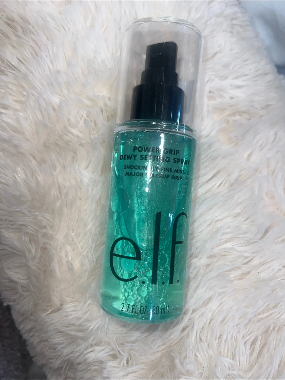 e.l.f. Power Grip Dewy Setting Spray — Teal